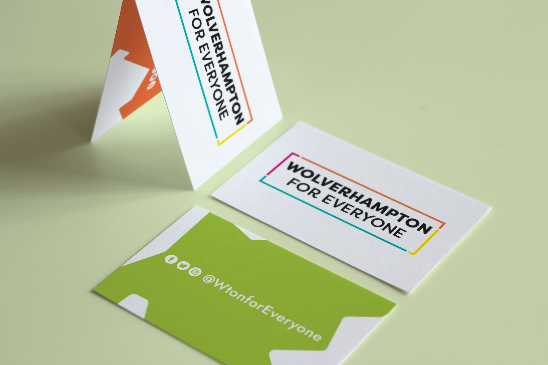 Wolverhampton for Everyone business cards