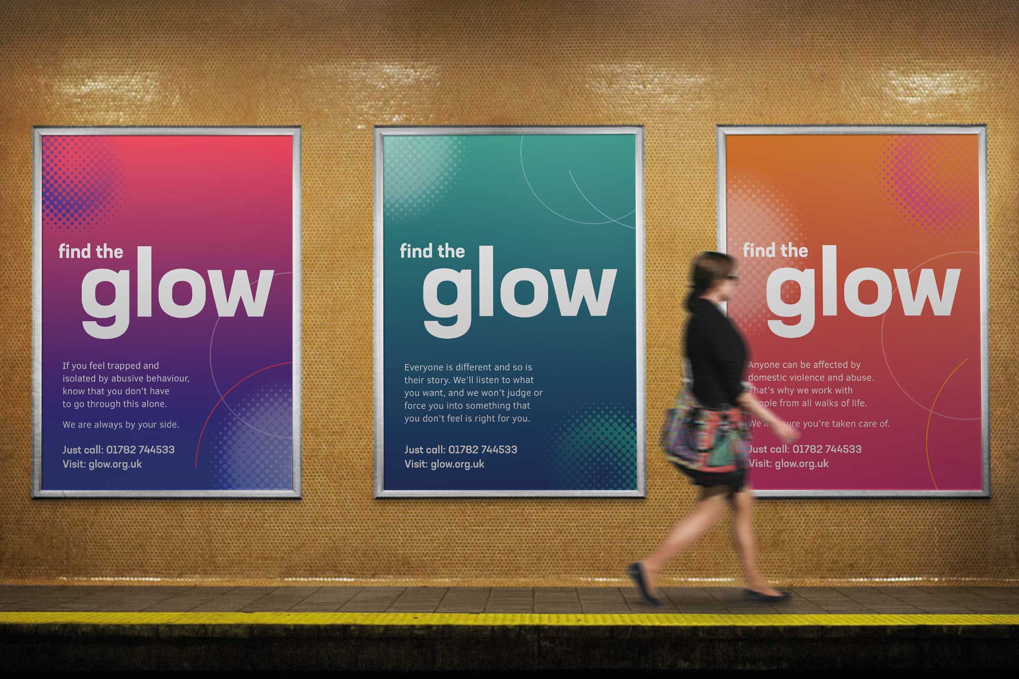 Glow outdoor media