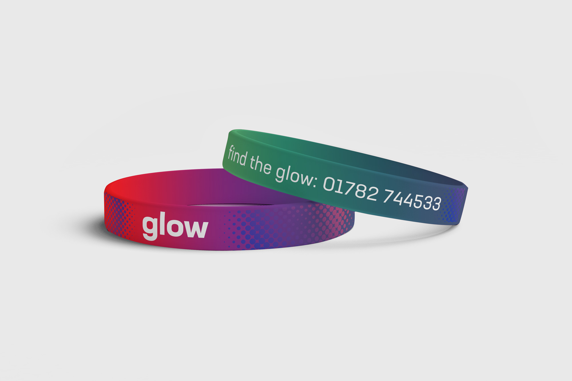 Glow fundraising wristbands