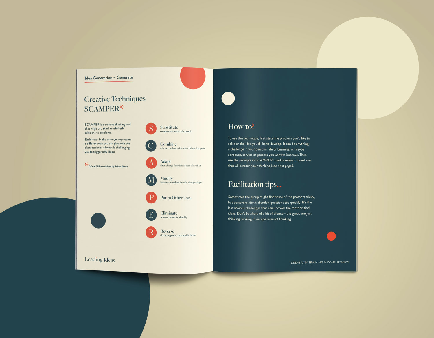 Leading Ideas brochure design